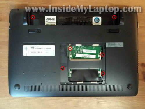 Как разобрать ноутбук Asus Eee PC 1215B (4)